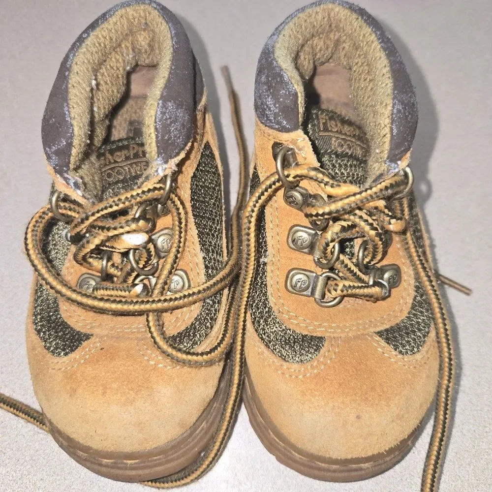 Fisher-Price Tan and Black Rugged Boots